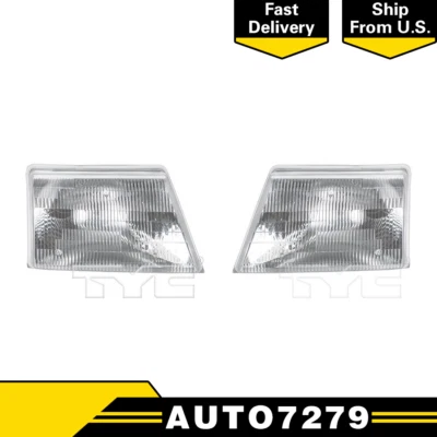Conjunto de lámpara de faro TYC 2X conductor izquierdo y derecho pasajero para Ford Ranger 98-00 Foto 1 de 4