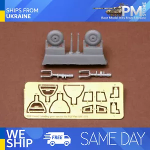 SBS 72061 1/72 P-51 Fiat G.50/bis undercarriage set for Fly kit Resin model - Picture 1 of 5