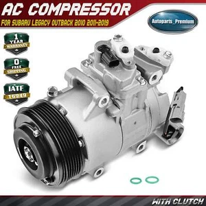 AC Compressor with TSE14C Compressor for Subaru Outback Legacy 2010-2019 Impreza - Picture 1 of 11
