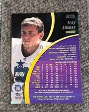Troy Aikman 1999 Stadium Club One of a Kind 101/150 Cowboys