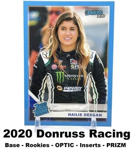 2020 Donruss Racing NASCAR Base Color Parallels OPTIC Inserts RC Pick Your Card - Picture 1 of 251