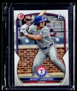 Wyatt Langford 2023 Bowman Draft #BD-106 Texas Rangers - Bild 1 von 2