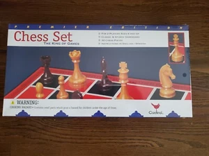 NEW Cardinal Boardgame Chess Set Box Factory Sealed 1998 Vintage No. 104 - Picture 1 of 6
