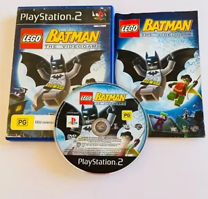 LEGO BATMAN Sony Playstation 2 PS2 Complete PAL Video Game FREE POST B - Picture 1 of 7