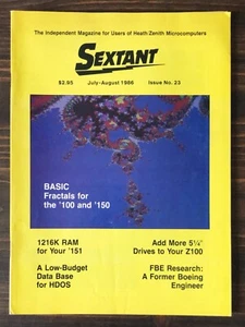 Sextant Magazine per utenti di microcomputer Heath/Zenith (luglio - agosto 1986) - Foto 1 di 7