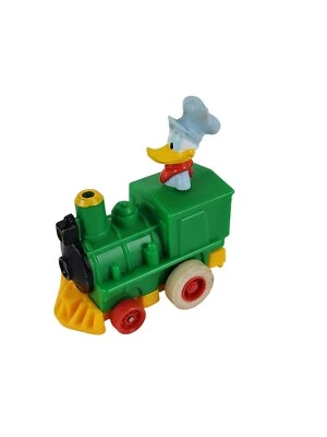 Disney Donald Duck Train (Friction) Steam Locomotive Vintage Toy - Image 1 of 4