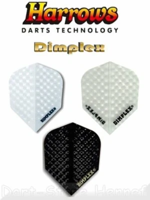 6 Dart Flights HARROWS DIMPLEX - Farbe wählbar