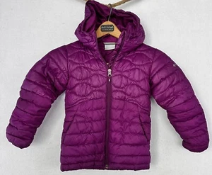 Columbia Jacket Purple Puffer Coat Jacket Winter Size XS Girls - Picture 1 of 5