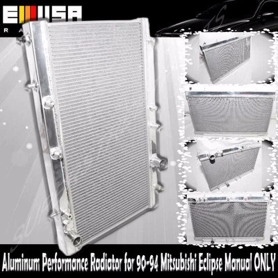 2" 2 ROW Aluminum Performance Radiator for 90-94 Eclipse Talon Laser Manual - Imagem 1 de 4