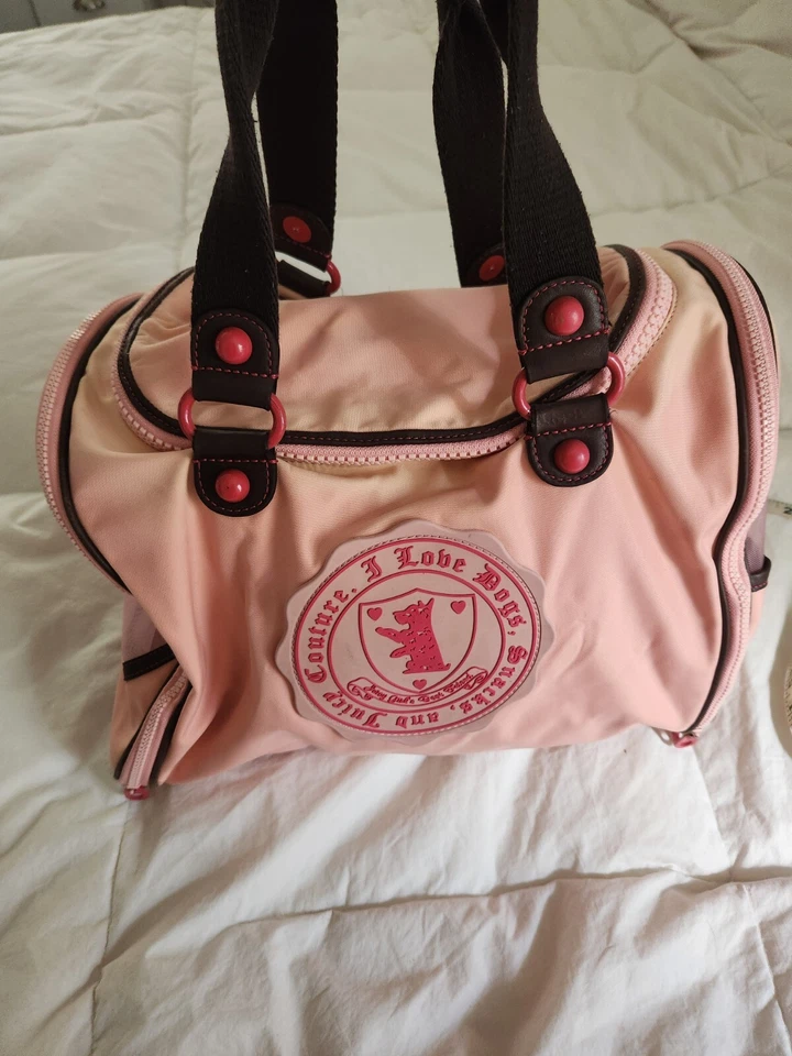 Bolso Portador Perro Mascota Pequeña Juicy Couture Años 2000 De Colección LEER Foto 1 de 4
