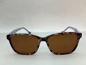 Lisa Loeb eyewear Spotlight 205 Grape Toffee plastic Eyeglasses FRAMES 55-15-140 - Picture 1 of 13