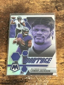 2023 Panini Mosaic #M-3 Lamar Jackson Montage Silver Prizm - Picture 1 of 1