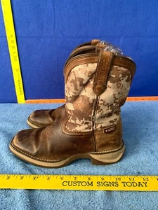 Durango DBT0208C Lil Rebel Camo Square Toe Boots Child size 3M - Picture 1 of 19