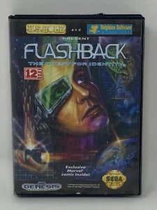 Sega Genesis - Flashback Quest For Identity - CIB Complete in Case w/ Manual - Picture 1 of 8