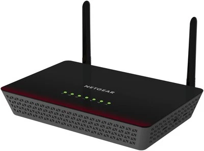 Netgear D1500 N300 300Mbps Wireless Router DSL Modem mit UK Netzteil K16 - Bild 1 von 4