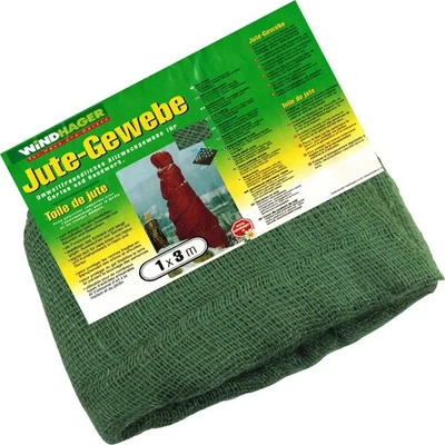 WINDHAGER, GARDISO Jute Deko Band Jutesack Winterschutz Pflanzenschutz Gewebe Deko Windhager