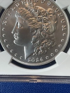 2024 Morgan Silver Dollar NGC MS69 90% Fine Silver Uncirculated - Picture 1 of 3