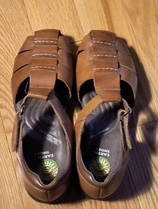 Earth Shoe Sandalen Damen Harlen Comfort Gelron 2000 braun Leder Größe 8 1/2 - Bild 1 von 8