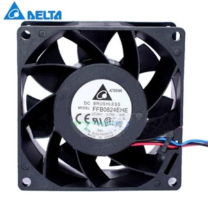 Delta FFB0824EHE DC 24V 0.75A 80*80*38mm Axial cooling fan Ball bearing - Afbeelding 1 van 5