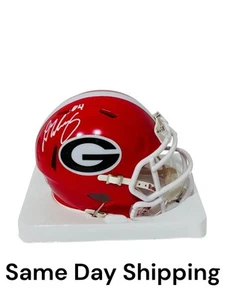 LADD MCCONKEY AUTOGRAPHED SIGNED GEORGIA BULLDOGS MINI HELMET BECKETT - Picture 1 of 5