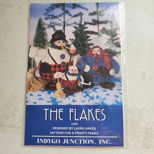 Indygo Junction Snowman Craft Pattern The Flakes Laura Hakes Frosty Family 1995 - Picture 1 of 5