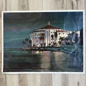 ROBERT WILLIAMS "HOTEL METROPOLE CATALINA ISLAND" SIGNED LIMITED 70/95 SERIGRAPH - Picture 1 of 9
