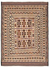 Kelim Sumach Ręcznie tkany dywan orientalny 180x132 cm-Nomadic,kilim, Soumak, Beżowy