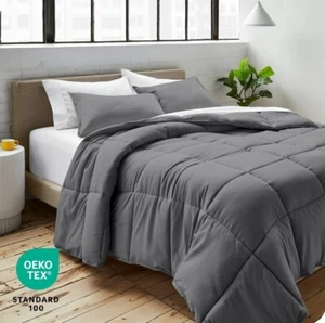 Bare Home Comforter Set - Down Alternative - Queen - Picture 1 of 2