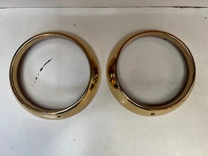Ford 1957 Fairlane 500 headlight Gold - Picture 1 of 7