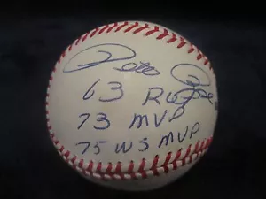 Pete Rose Autographed Official Major League (Selig) Baseball - JSA Sticker ONLY - Picture 1 of 8