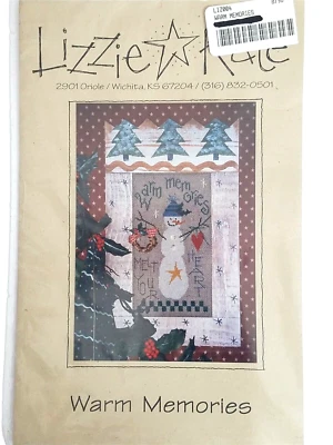 WARM MEMORIES 012/ Lizze Kate Counted Cross Stitch Pattern  - Image 1 of 2