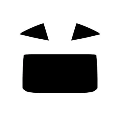 Vor Cut Fenster Getönt für Ferrari California 2008-11 5% Limo Schwarz Heck Folie - Image 1 of 4