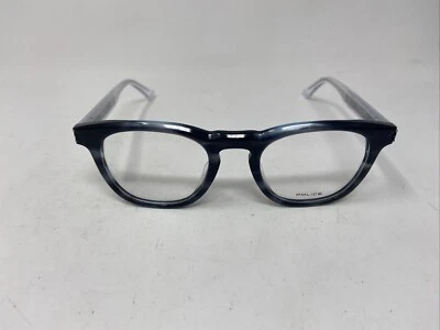 POLICE EYEWEAR ORIGINS HERO 4 VPLF04 49-21-145 9Y1 GRAY CRYSTAL EYEGLASSES MW89 - Image 1 of 4