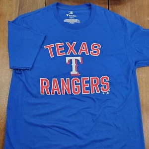 Camiseta de béisbol Texas Rangers Fanatics para hombre manga corta azul mediana MLB - Imagen 1 de 9