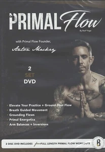 Buti Yoga Primal Flow 2 DVD Workout Set with Anton Mackey New Sealed Exercise - Imagen 1 de 2