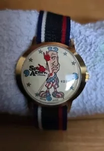 Vintage 70s Spiro Agnew Original Watch Dirty Time Co. Swiss Works - Picture 1 of 7