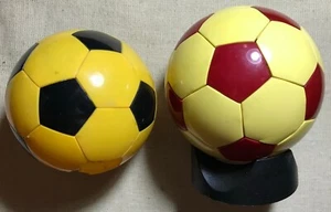 Puzzle logico sovietico vintage giocattolo pallone calcio anni 80 raro +bonus pallone incompleto - Foto 1 di 17