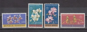 TIMBRE STAMP 4 INDONESIE Y&T#314-17 FLEUR FLOWER NEUF**/MNH-MINT 1962 ~E68 - Imagen 1 de 1