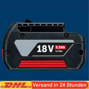 Batteria per Bosch 18V Professional 5,5Ah GBA GSR GSB BAT618 BAT609 BAT620 - Foto 1 di 3