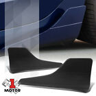 2Pcs Black Rear Door Side Skirt Panel Splitters Body Kit for 17-22 Tesla Model 3