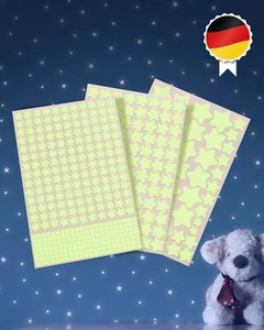 Paraboo Leuchtsticker Leuchtsterne selbstklebend – fluoreszierende Sterne - Bild 1 von 35