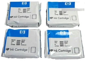 4x Orig. HP 10 + HP 82 | C4844A C4911A C4912A C4913A Set Satz f. OfficeJet Neu - Bild 1 von 1