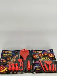 Pumpkin Masters All In One & Pumpkin Carving Kit Set di 2 kit - Foto 1 di 10