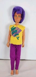 VINTAGE RIO Jem & the Holograms Doll Male Boyfriend 1986 Hasbro dressed - Picture 1 of 9