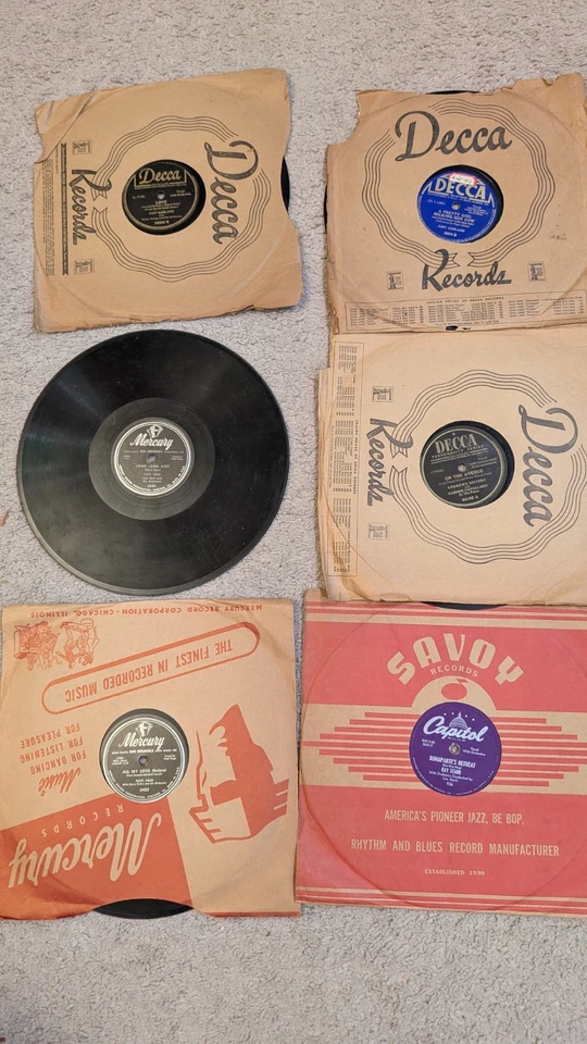 6 Pop Jazz 78 Rpm 10" Kay Starr Patti Page Andrews Sisters Judy Garland Shellac Foto 1 de 4