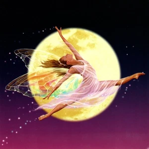 Encouragement Ballet Ballerina Moon Fairy Follow Your Dreams Leanin' Tree Card - Picture 1 of 4