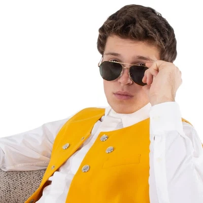 Gafas de sol Cartier C Decor polarizadas verdes piloto para hombre CT0364S 002 59 Foto 1 de 4