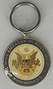 Seal Of The Embassy Of Rock And Roll Hard Rock Café Washington D.C. Keychain - Picture 1 of 6