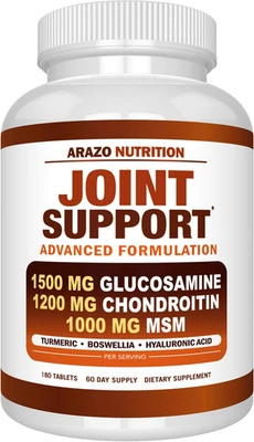 Arazo Nutrition Glucosamina Condroitina Cúrcuma Msm Boswellia - Soporte Articular S Foto 1 de 4