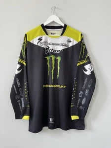 Thor Racing Monster Energy Pro Circuit Vans Motocross Bike Jersey Mens Size M - Picture 1 of 14